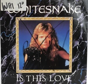 Whitesnake Is This Love 12" Vinyl UK 1987 EMI 1st Press A1/B1 Single VG/G - Picture 1 of 6