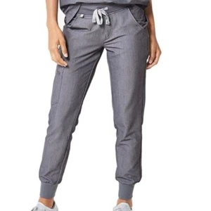 FIGS Zamora 2.0 Gray Jogger Scrub Pants W18SW2005 New With Tags Size Small - Foto 1 di 17