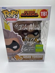FUNKO POP CHARLES CAMPBELL as GRAN TORINO MY HERO ACADEMIA #1161 SIGNED AUTO JSA - Picture 1 of 5