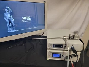 Stryker 1188 Endoscopy Set Console & Head, X8000, 10x0°, 26" Monitor LED - Picture 1 of 15