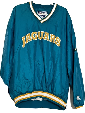 Jacksonville Jaguars Vintage 90s Sweatshirt Crewneck XL Jaguars Blue NFL SARTER Cover