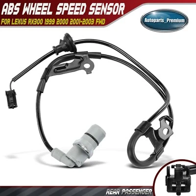 Sensor de velocidad de rueda ABS trasero derecho para Lexus RX300 1999 2000 2001 2002 2003 TRACCIÓN DELANTERA Foto 1 de 4
