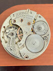 VINTAGE 16 SIZE WALTHAM POCKET WATCH MOVEMENT, GR. 620, RUNNING STRONG,YEAR 1906