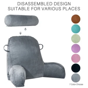 Bed Reading Pillow For Kids&Teens  Rest Seat Lounger TV Pillow With Arms Support - Picture 1 of 65