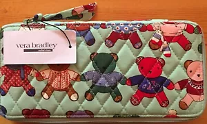 Vera Bradley ~ "Toasty Teddies” ~ Large Travel Pill Organizer Case ~ NWT - Picture 1 of 12