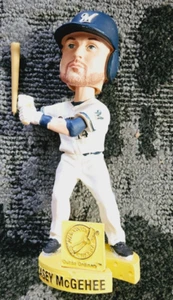 Casey McGehee Milwaukee Brewers MLB Baseballspieler Wackelkopf in Box 2011 - Bild 1 von 4