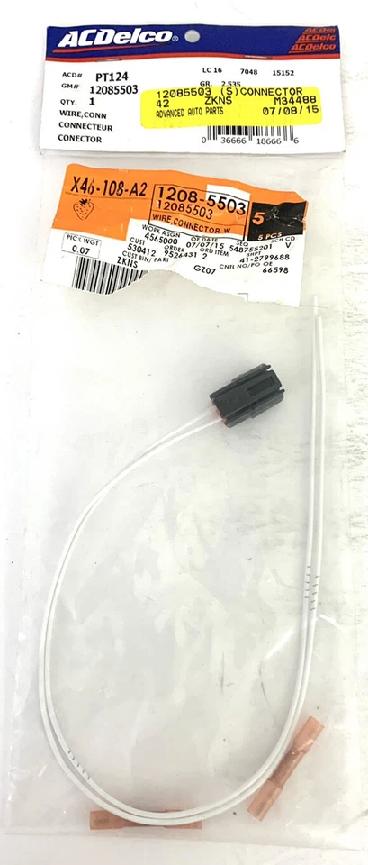 A/C Clutch Cycle Switch Connector-Switch-A/C Cycling Switch Conn PT124 - Image 1 of 4