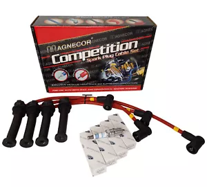 Fits Fiesta ST150 | Magnecor KV85 HT Ignition Leads RED & OE Ford Spark Plugs - Picture 1 of 3