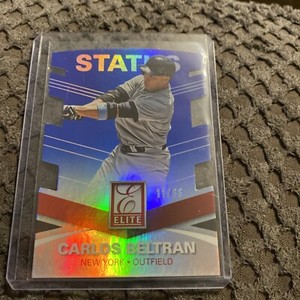 2015 Panini Elite Status Die-Cut /36 Carlos Beltran #163