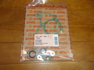 Stihl OEM Gasket Set Crankshaft Seals 026 024 260 MS260 1121-007-1050 #GM-N1A1 - Picture 1 of 3