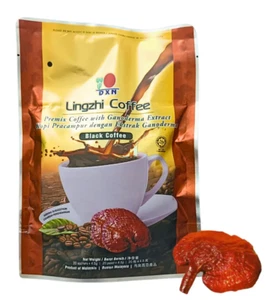 Café negro DXN Lingzhi con Ganoderma ORI (20sac x4,5 gramos) - SIN AZÚCAR Y HALAL - Imagen 1 de 9