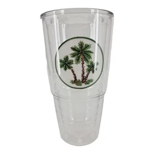 Vaso Tervis 24 OZ Taza Palmeras Parche Bordado Doble Aislamiento Paredes - Imagen 1 de 8