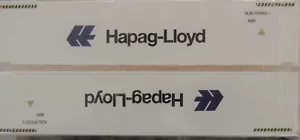 NEW CON-COR 2 EA. HO SCALE HAPAG-LLOYD 45' REEFER CONTAINERS - Picture 1 of 2