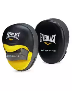 Everlast Leather Aircore Boxing Punch Mitts Focus Pads - Foto 1 di 1
