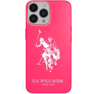 U.S Polo Case for iPhone 13 Pro Big Horse Antichoc Raised Edge, Pink - Picture 1 of 5