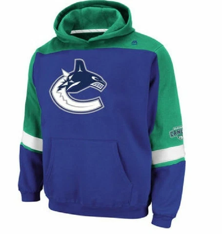 NHL Vancouver Canucks Hockey Hooded Sweatshirt New Youth MEDIUM Cover