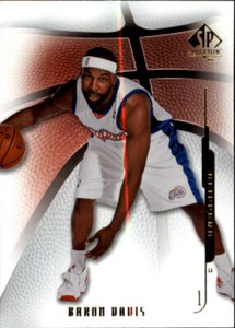 2008-09 SP Authentic Basketball #19 Baron Davis Los Angeles Clippers