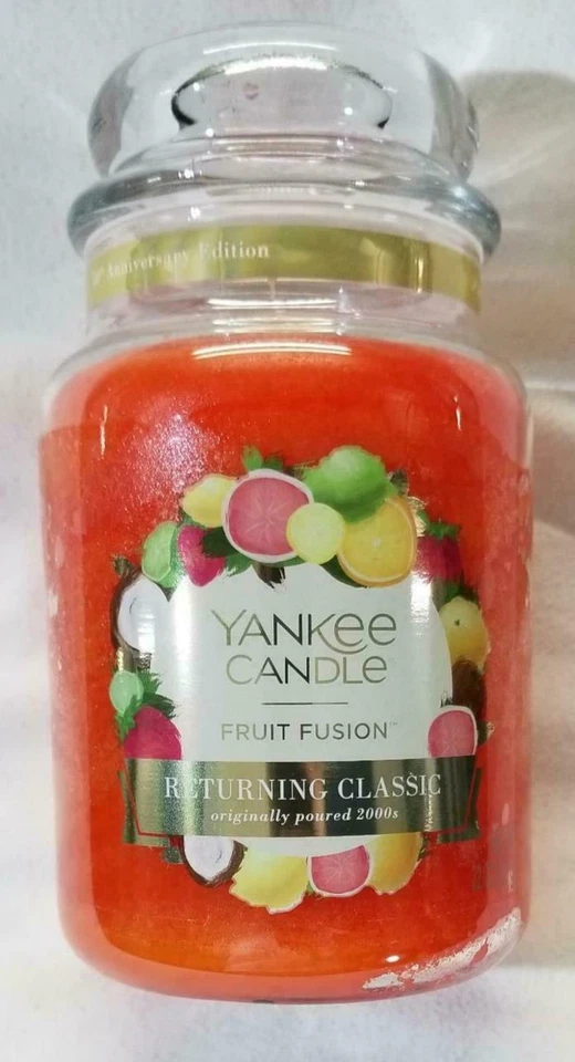 Yankee Candle Fruit Fusion Large Jar 22 oz Candle Burns 110-150 Hrs - Image 1 of 1