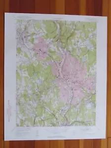 Waterbury Connecticut 1957 Original Vintage USGS Topo Karte - Bild 1 von 1