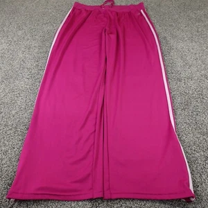 Champion Pants Womens 2X Plus Pink Baggy Wide Leg Jogger Sweatpants Drawstring - Picture 1 of 16