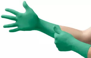 Ansell Touch N Tuff Green Nitrile Disp Gloves 10 Box of 100 (92-600) Extra Large - Picture 1 of 3