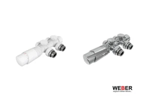 Ventilhahnblock Thermostatventil Thermostatkopf Eckform o.Durchgangsform Armatur - Bild 1 von 7