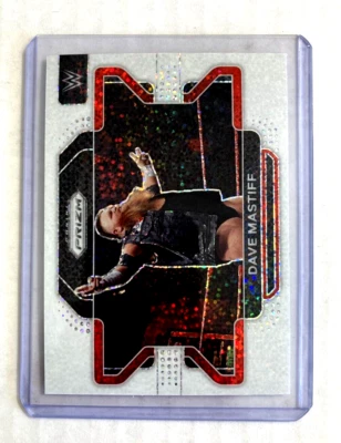 2022 Panini Prizm WWE #21- Dave Mastiff White Sparkle Prizm SSP - Image 1 of 2