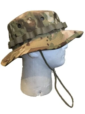 Original Army Issue Boonie Bush Hat OCP Scorpion Multicam 50/50 Nylon Cotton USA - Image 1 of 2