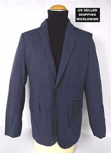$350 SCOTCH AND SODA Pinstripe Blazer Jacket Rare Size XL 52 *Make An Offer NWT - Picture 1 of 1