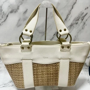 Chloe Hand Bag Tote Purse Basket Bag White Authentic - Picture 1 of 24
