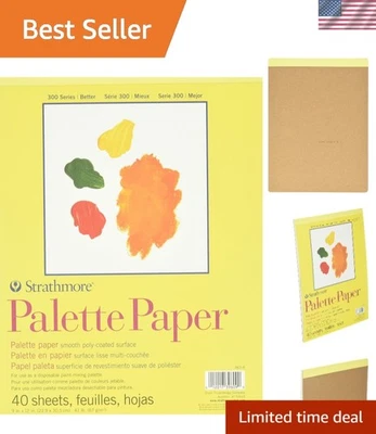 Almohadilla de paleta de papel de artista 9x12 pulgadas 40 hojas para pintura artes artesanales Foto 1 de 4