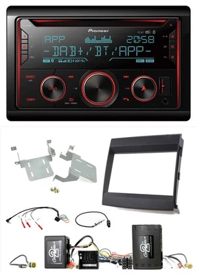 Pioneer 2DIN DAB Lenkrad Bluetooth USB CD Autoradio für Porsche Cayenne Soundsys - Bild 1 von 4