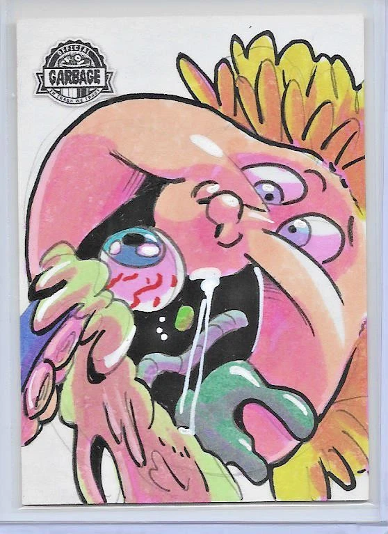2023 TOPPS GARBAGE PAIL KIDS KRASHERS SERIES 4 SKETCH CARD 1/1 SIMONE ARENA - Image 1 of 1