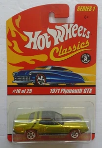Hot Wheels Classics 1971 Plymouth GTX #10/25 1:64 Scale Diecast Mattel 2004 - Picture 1 of 2