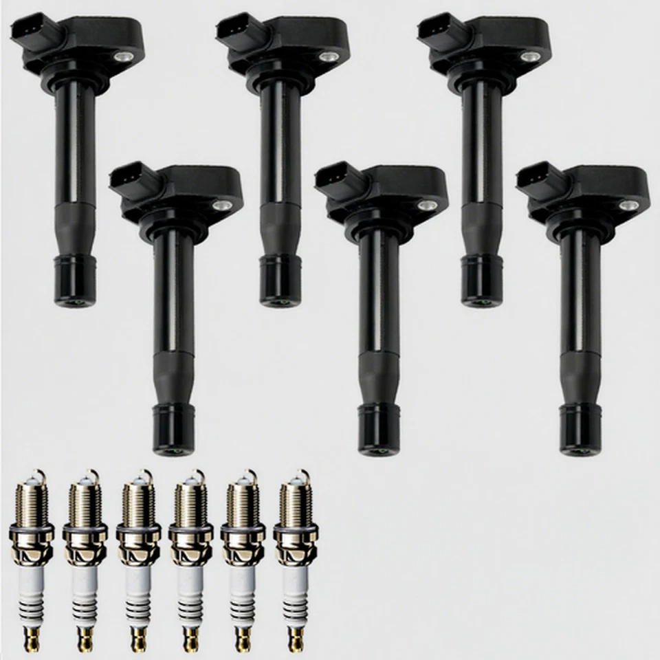 6X OEM Ignition Coil & 6 Iridium Spark plug For Honda Odyssey Accord Acura UF242 - Image 1 of 4