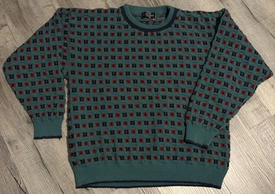 Suéter Vintage Expressions International Estilo Geométrico Suéter 3D Navidad L Foto 1 de 4