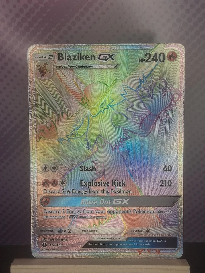 Blazing GX (Secret) 170/168 Celestial Storm Near Mint - Image 1 of 2