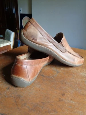 BORN Men's Brown  Slip-On Leather Loafer Shoes Size 14M - Image 1 of 4