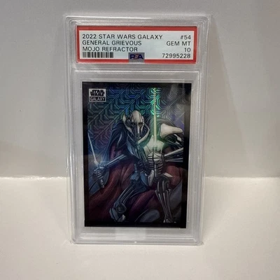 2022 Topps Star Wars Galaxy Chrome General Grievous Mojo Refractor #/50 PSA 10 - Image 1 of 2