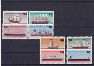 Bundesrepublik/Berlin MNH ** Ship sets from 1977 - Picture 1 of 1