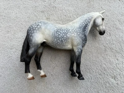 Model Horse Resin North Light Dapple Grey Cob Hunter England UK OOAK Custom? - Image 1 of 2