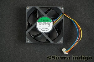 Sunon PSD1208PTBX-A 80mm x 28mm DC12V 5.9W 4-Pin 4-Wire Fan - Picture 1 of 1