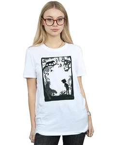 Disney Women's The Jungle Book Silhouette Poster Boyfriend Fit T-Shirt - Picture 1 of 29
