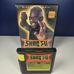 Shaq-Fu (Sega Genesis, 1994) Game Cartridge & Case - Authentic - Picture 1 of 9
