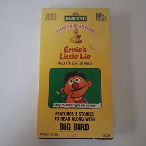 Sesame Street: Start-To-Read Video: Ernie's Little Lie VHS 1991 Classic Cartoon - Bild 1 von 10