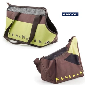 Pet Carrier Brown Carry Bag Ancol Tote Small Dog Puppy Cat Transport Rabbit - Picture 1 of 21