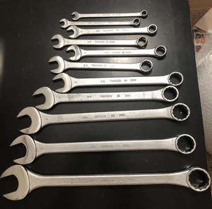 (11) Vintage Thorsen SAE Combination Wrench Set 3/8" to 1 1/4" - USA Made!! - Picture 1 of 22