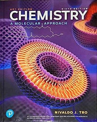 Chemistry, A Molecular Approach, - Hardcover, by Nivaldo J. Tro - Acceptable n - Image 1 of 2