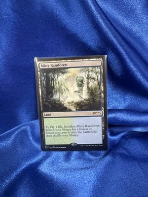 MTG English Misty Rainforest NM Normal Secret Lair Version Seb McKinnon - Image 1 of 2