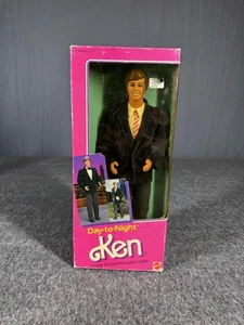 Vintage 1984 Mattel Day-to-Night Ken Doll Barbie Series Box #9019 Complete - Imagen 1 de 11